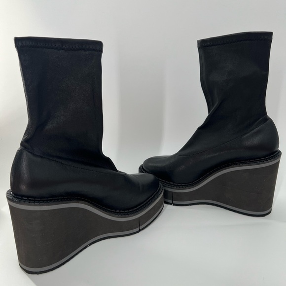 Black Platform Ankle Boots - Picture 7 of 11